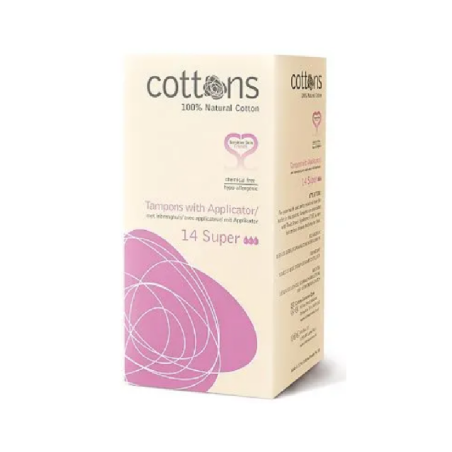 TAMPON CON APLICADOR SUPER 14 UNID COTTONS FARMACOR CANARIAS