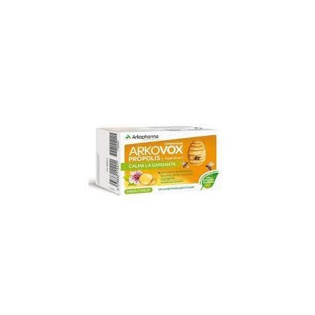 ARKOVOX PROPOLIS + VITAMINA C COMP MASTICABLES 24 COMP SABOR CITRICOS