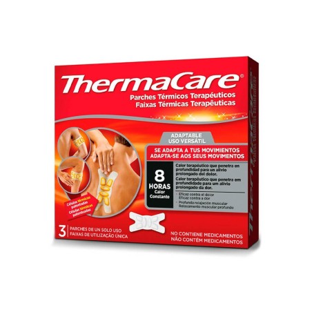 THERMACARE ADAPTABLE PARCHES TERMICOS 3 PARCHES