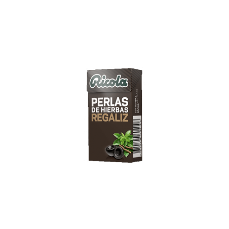 RICOLA PERLAS SIN AZUCAR REGALIZ 25 G