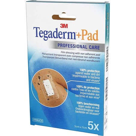 APOSITOS TEGADERM + PAD 5X7 5 UD 3M