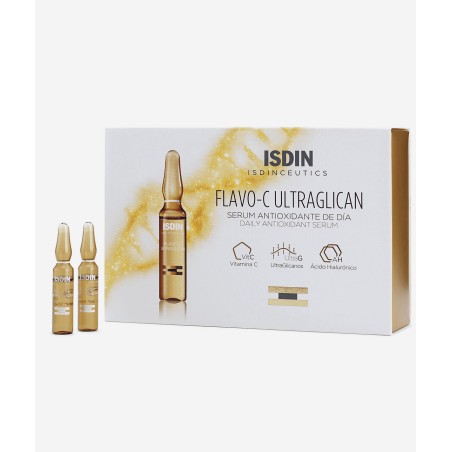 ISDINCEUTICS SERUM ANTIOX DIA FLAVO-C ULTRAGLICAN 2 ML 30 AMPOLLAS