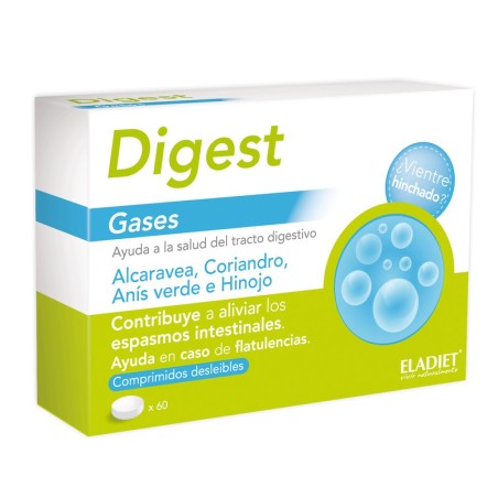 DIGEST GASES 60 COMP. 400 MG INSULAR DIETETICA