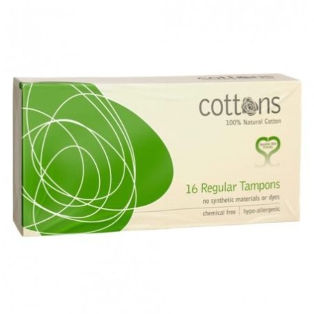 TAMPON SIN APLICADOR REGULAR 16 UNID COTTONS FARMACOR CANARIAS