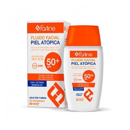 FARLINE PEDIATRICO FLUIDO FACIAL PIEL ATOPICA SPF 50+ 50 ML