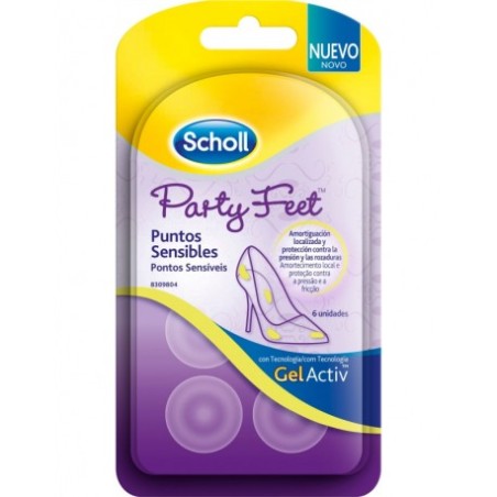 SCHOLL PARTY FEET PUNTOS SENSIBLES CON TECNOLOGI 6 U