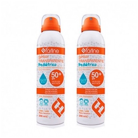 FARLINE NECESER 2 SPRAY SPF 50 TRANSPARENTE PEDIATRICO