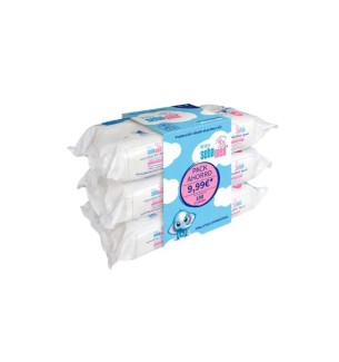 PACK TOALLITAS LIMPIADORAS 3X72UNDS SEBAMED