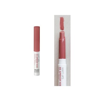 LIPSTICK MATT LIPS 05 APRICOT KISS BETER LABIAL