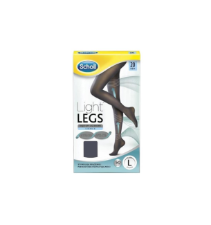 MEDIAS E.T. CINT COMP LIGERA 20 DEN SCHOLL LIGHT NEGRO T - L