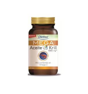 MEGA ACEITE DE KRILL 60 CAPS DIETISA