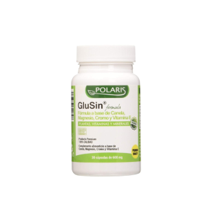 GLUSIN (CANELA + MAGNESIO) 600MG 30 CAPS POLARIS BAMBU