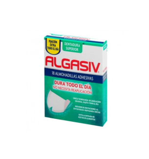 ALGASIV  SUPERIOR ALMOHADILLAS ADHESIVAS PROTESIS 18 U SUPERIOR