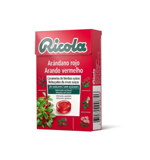 RICOLA CARAMELOS SIN AZUCAR ARANDANO 50 G