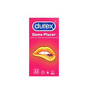 DUREX PRESERVATIVOS  DAMEPLACER 12 U