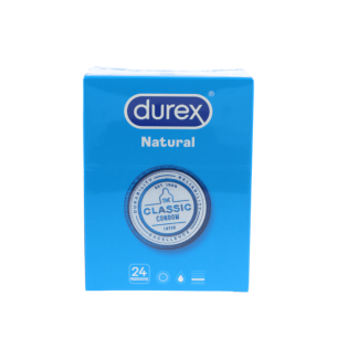 DUREX NATURAL PLUS PRESERVATIVOS 24 U